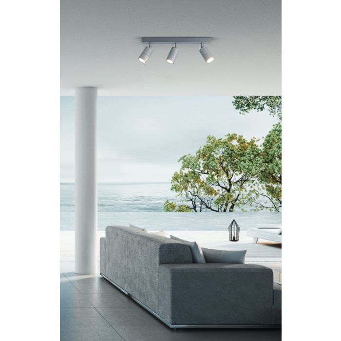 Fremantle 3 Light LED Bar Light 5W 3CCT Grey & Clear - 206162