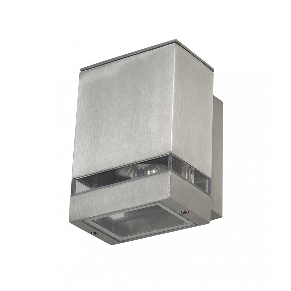 Buy Exterior Wall Lights Australia Fiorentino Lighting - DERICO 1 Light Wall Light Silver