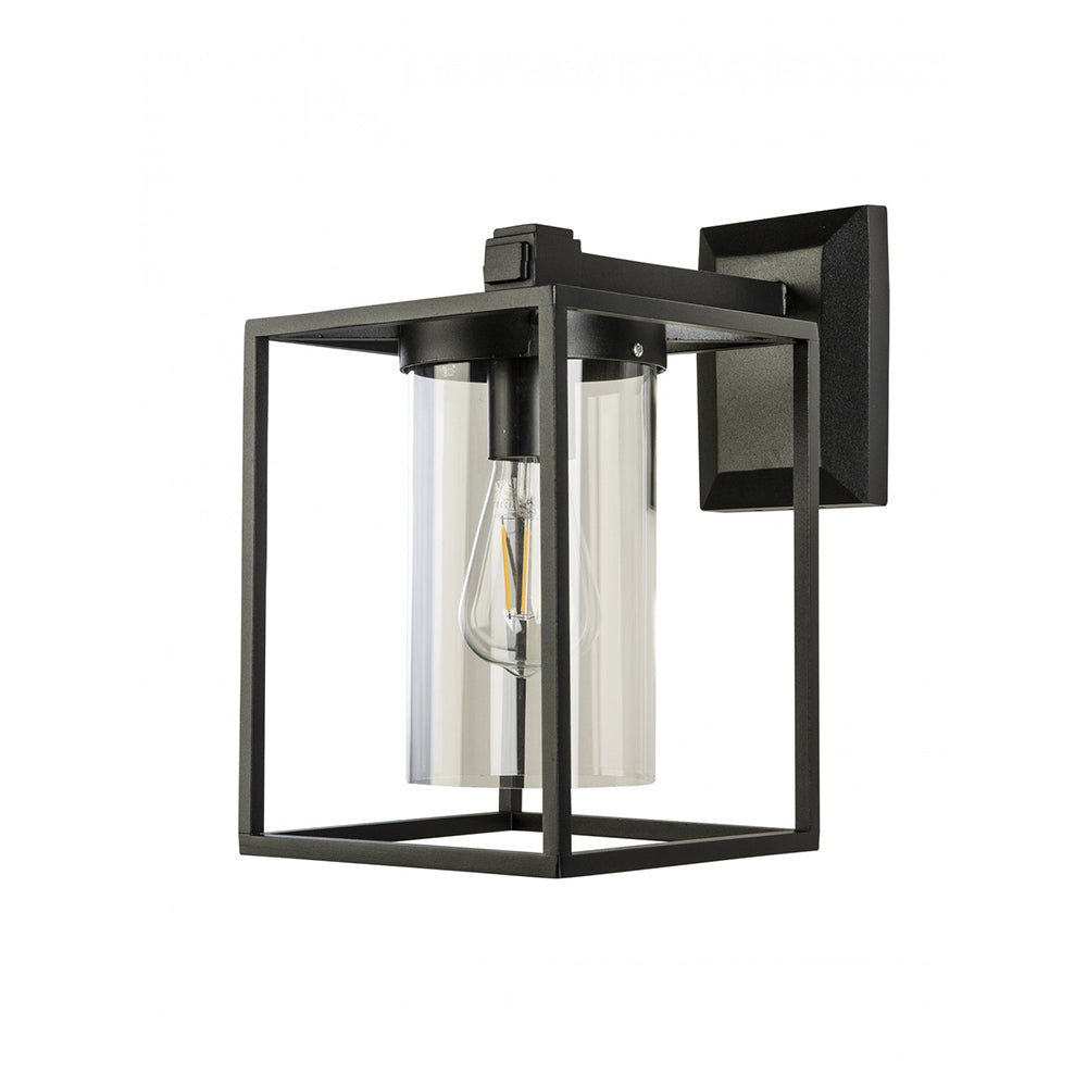 Buy Exterior Wall Lights Australia Fiorentino Lighting - THOMAS 1 Light Wall Light Down Black