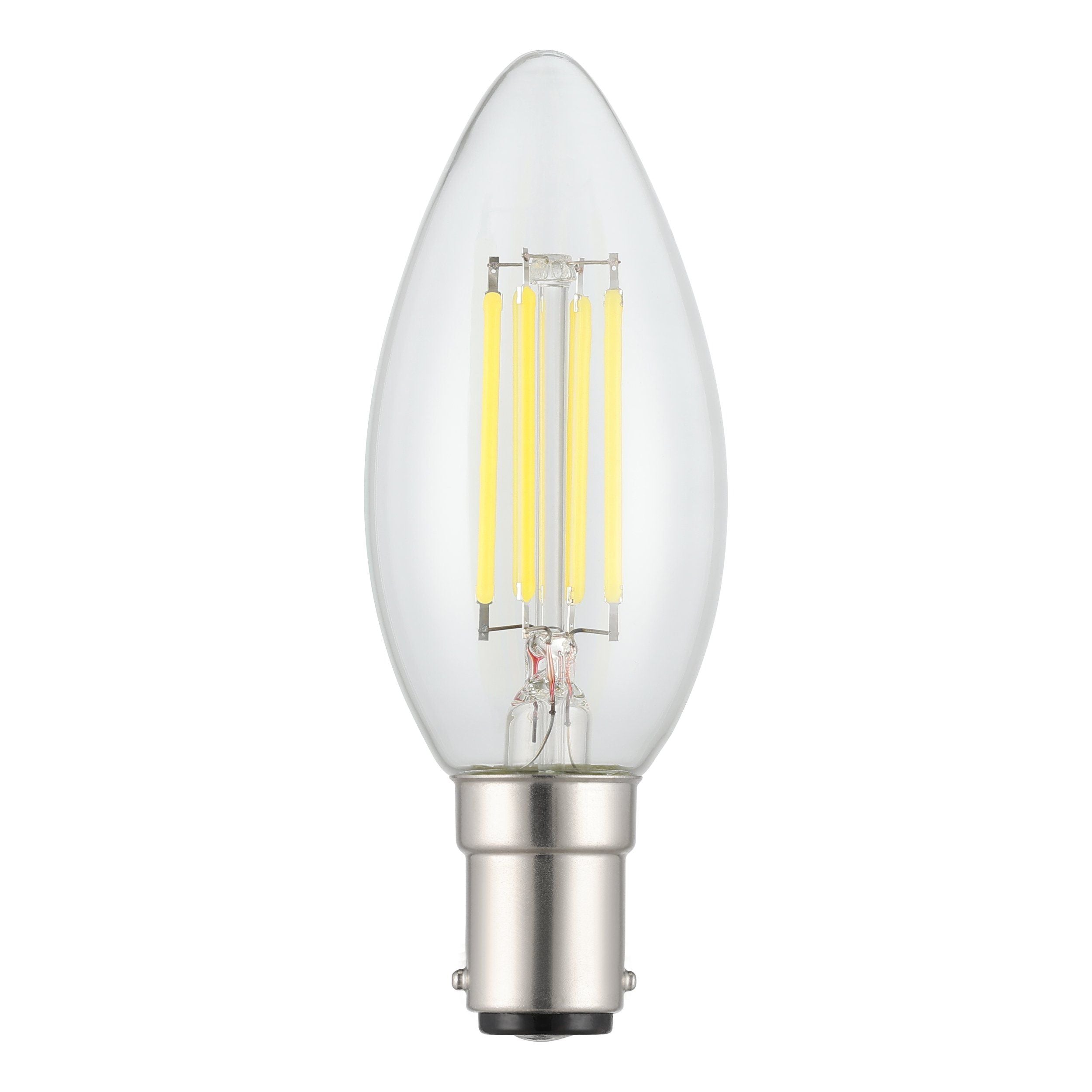 Filament Candle Clear Globe 4W B15 Dimmable 3000K - 206436