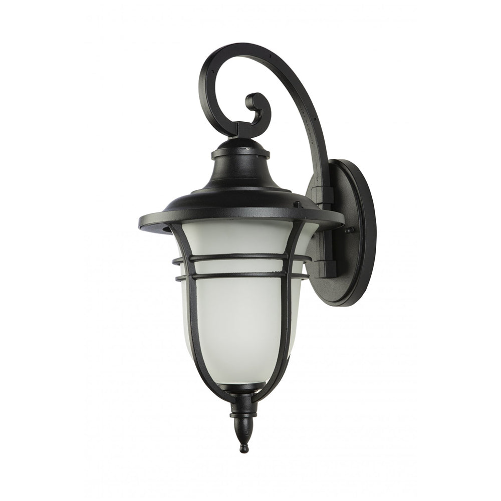 Buy Exterior Wall Lights Australia Fiorentino Lighting - BELGIUM 1 Light Large Wall Light Black