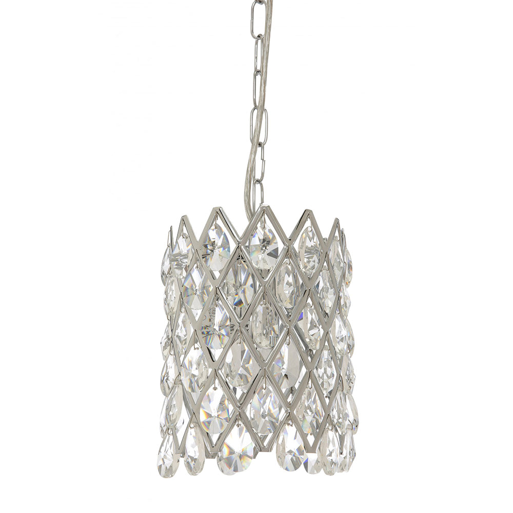 Fiorentino Lighting - DIAMOND 1 Light Pendant Chrome