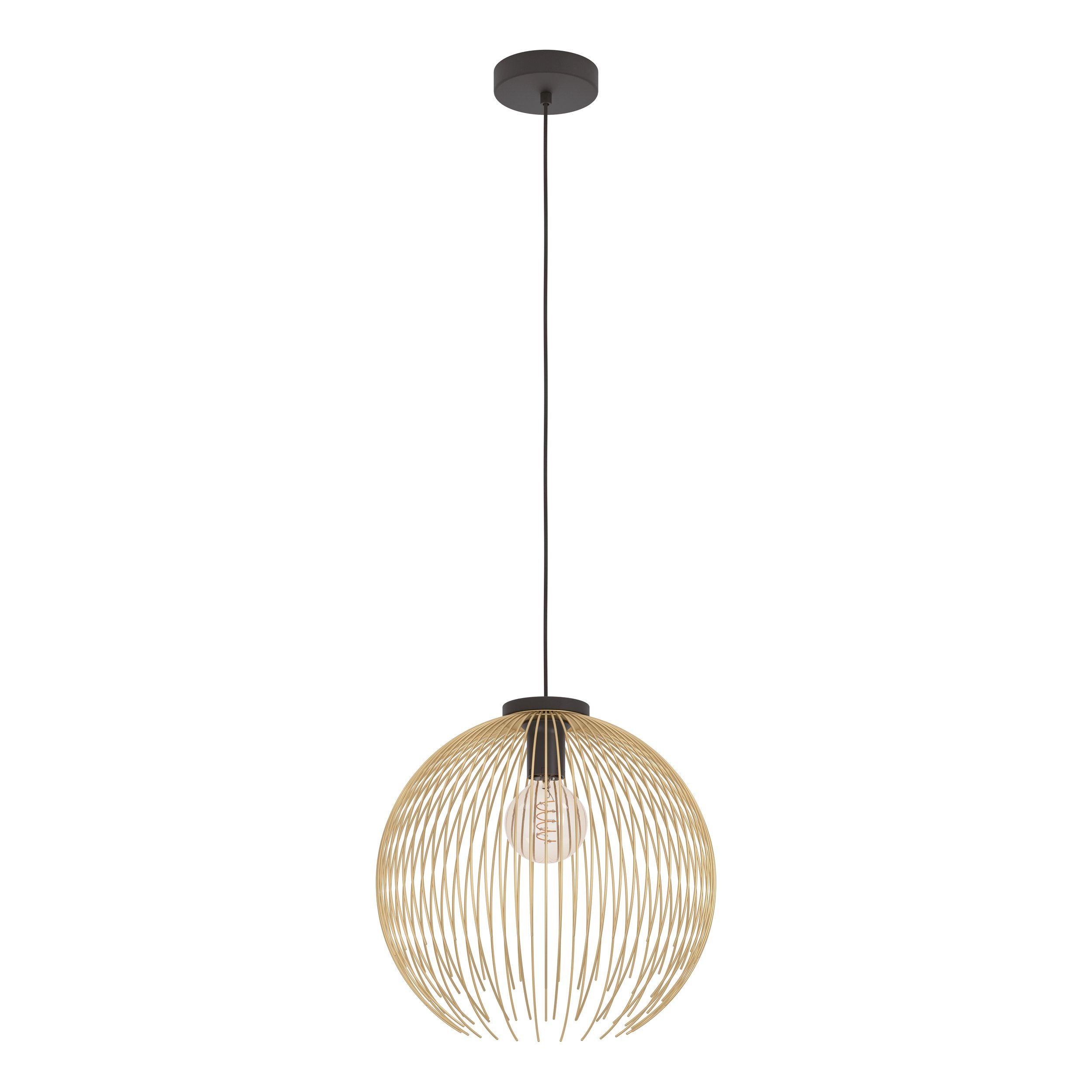 Venezuela Pendant Light Black & Gold - 901003N