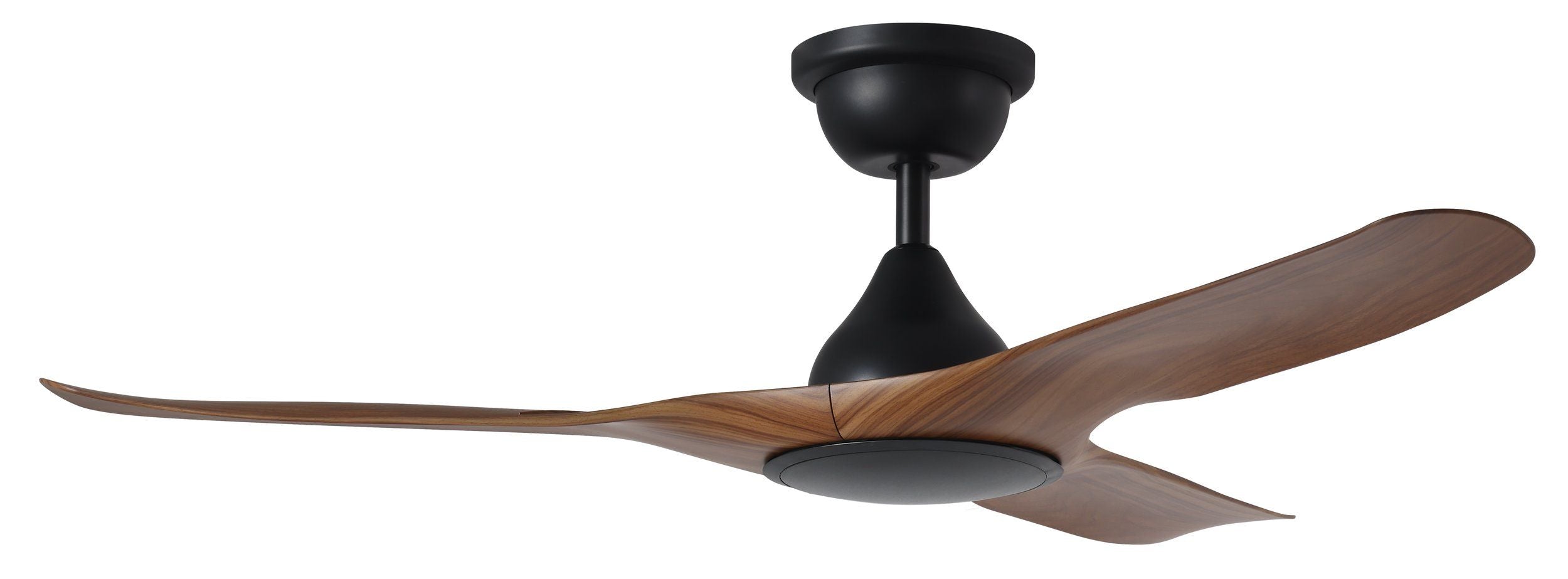 Tahiti DC Ceiling Fan 52" Matte Black With New Teak Blade - 20801707