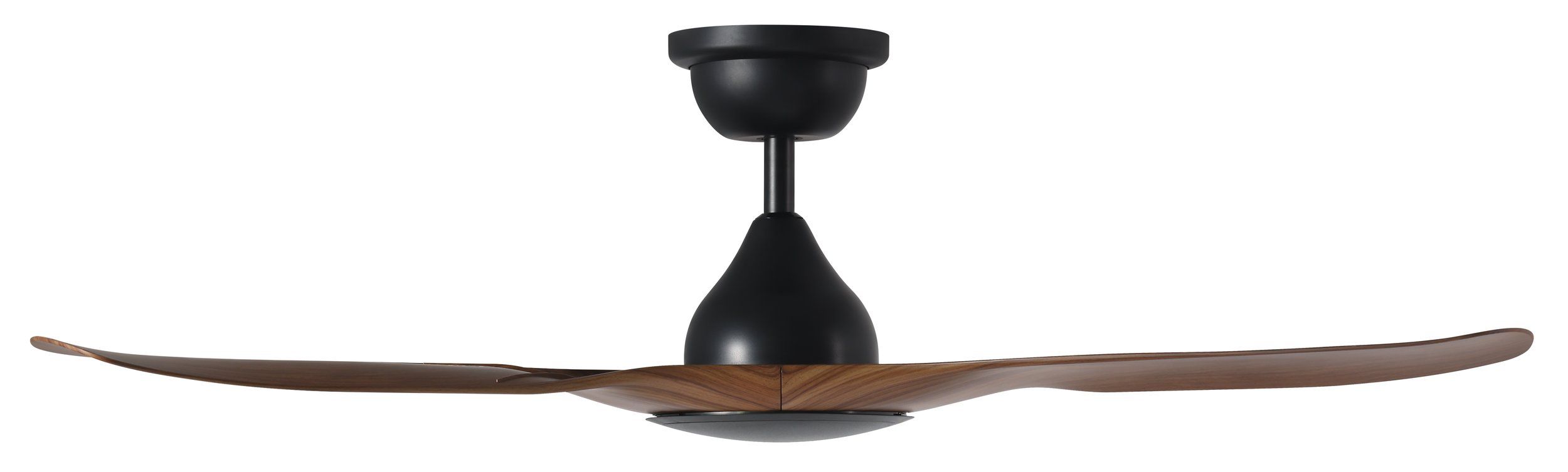 Tahiti DC Ceiling Fan 52" Matte Black With New Teak Blade - 20801707