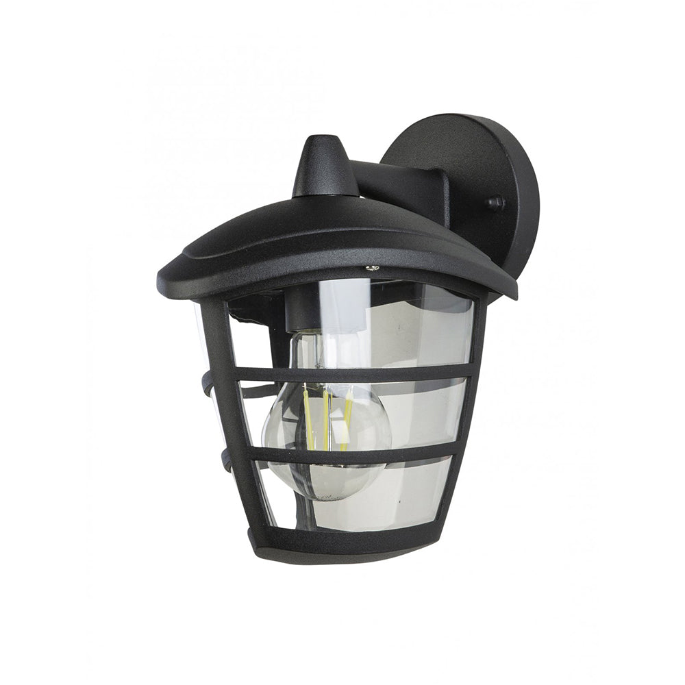 Buy Exterior Wall Lights Australia Fiorentino Lighting - ORION 1 Light Wall Light Down Black