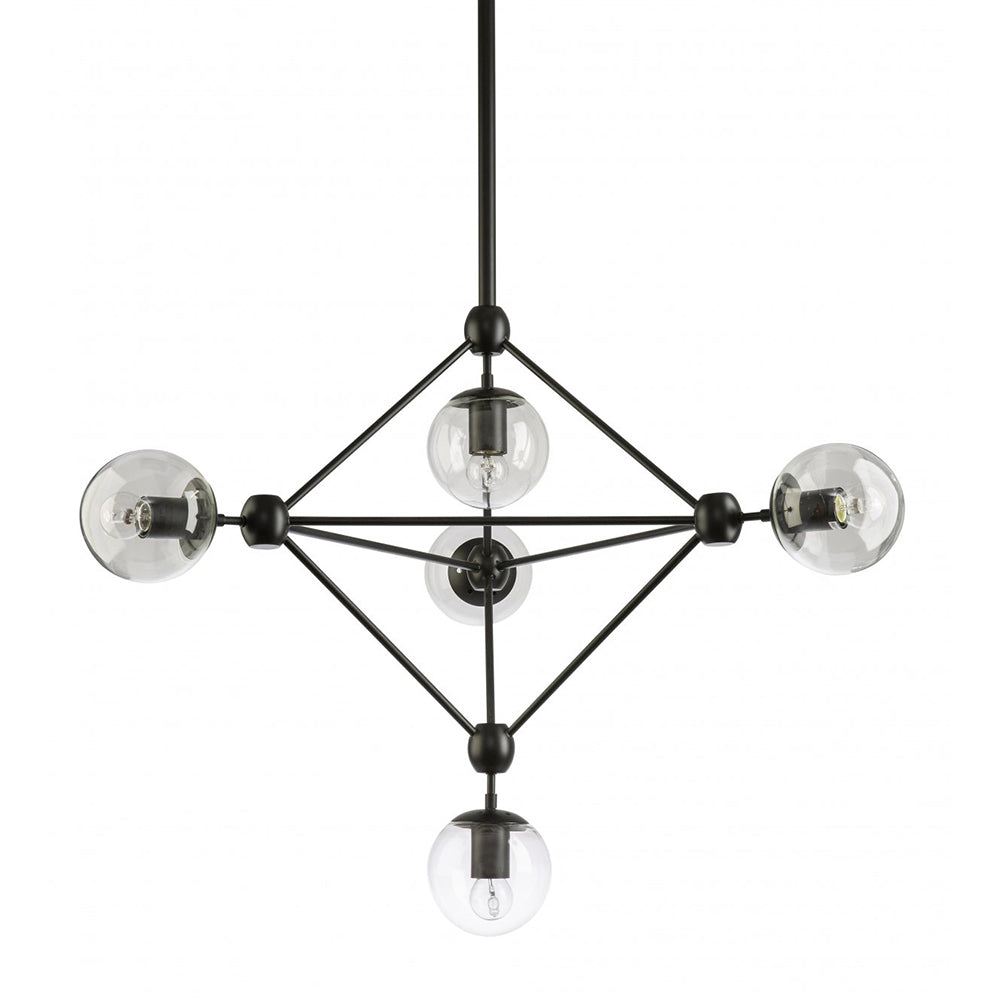 Buy Pendant Lights Australia Fiorentino Lighting - KLESH 5 Light Pendant Black