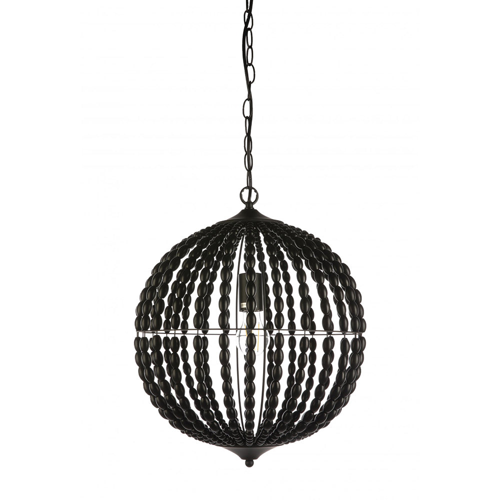 Buy Pendant Lights Australia Fiorentino Lighting - NOVAK 1 Light Pendant Black