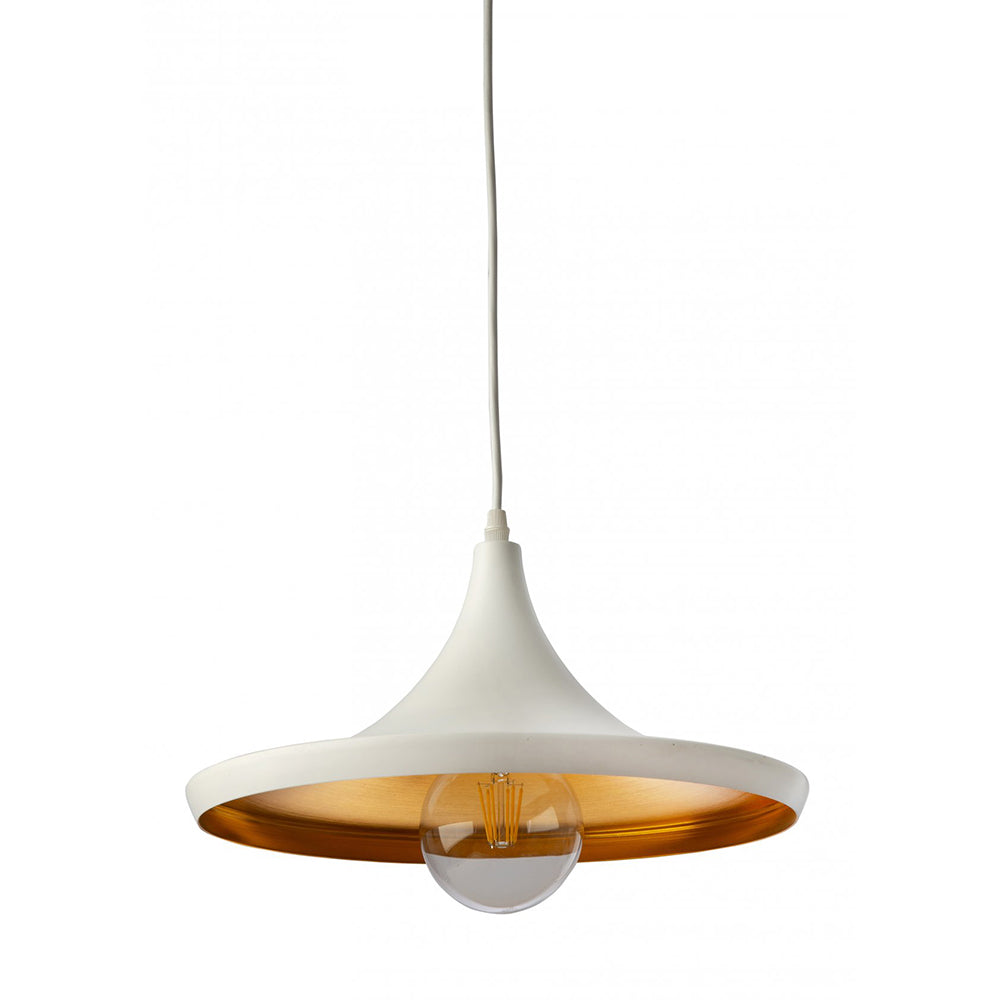 Buy Pendant Lights Australia Fiorentino Lighting - QUATTRO 1 Light Pendant White