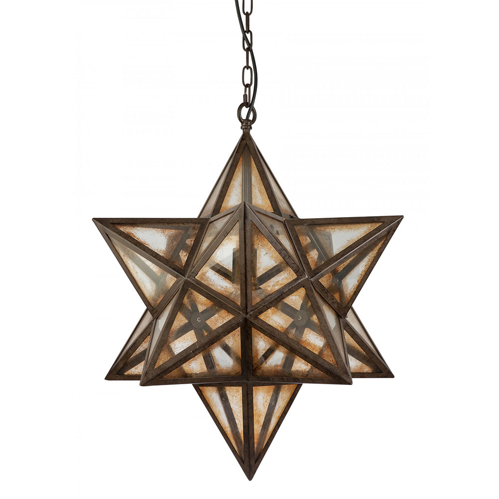 Fiorentino Lighting - BAZAR 1 Light Pendant Brown