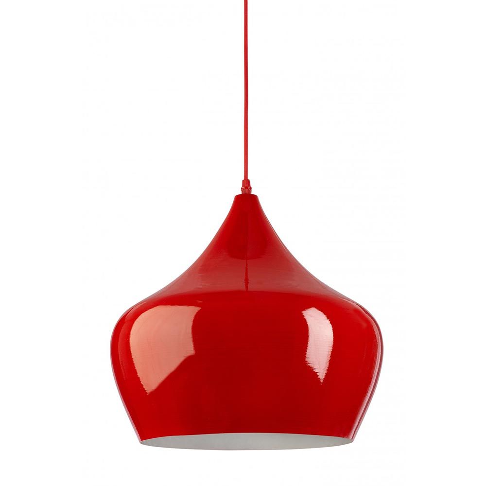 Fiorentino Lighting - ADRIA 1 Light Pendant Red