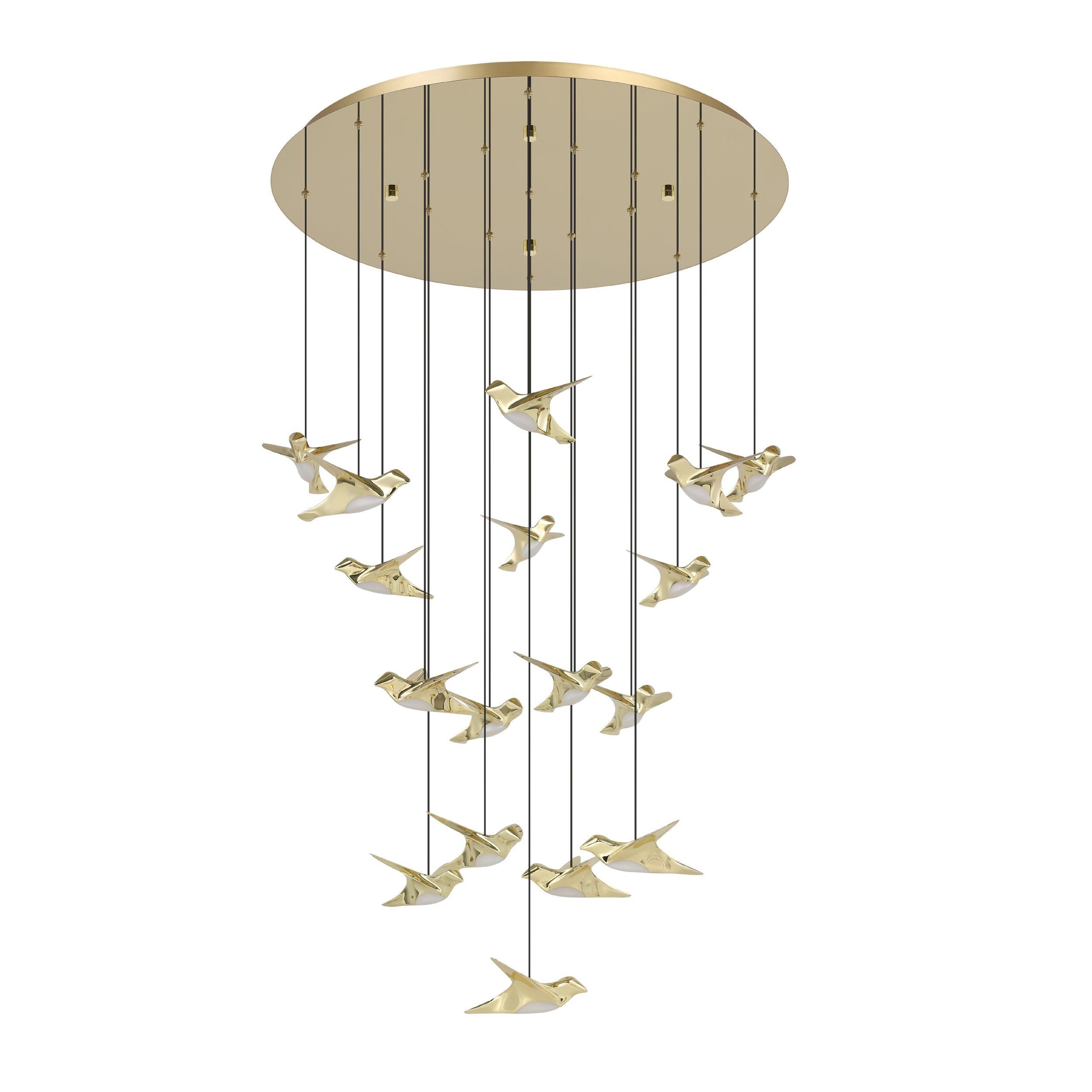 Paratebueno 780mm Pendant Light Brass - 390398