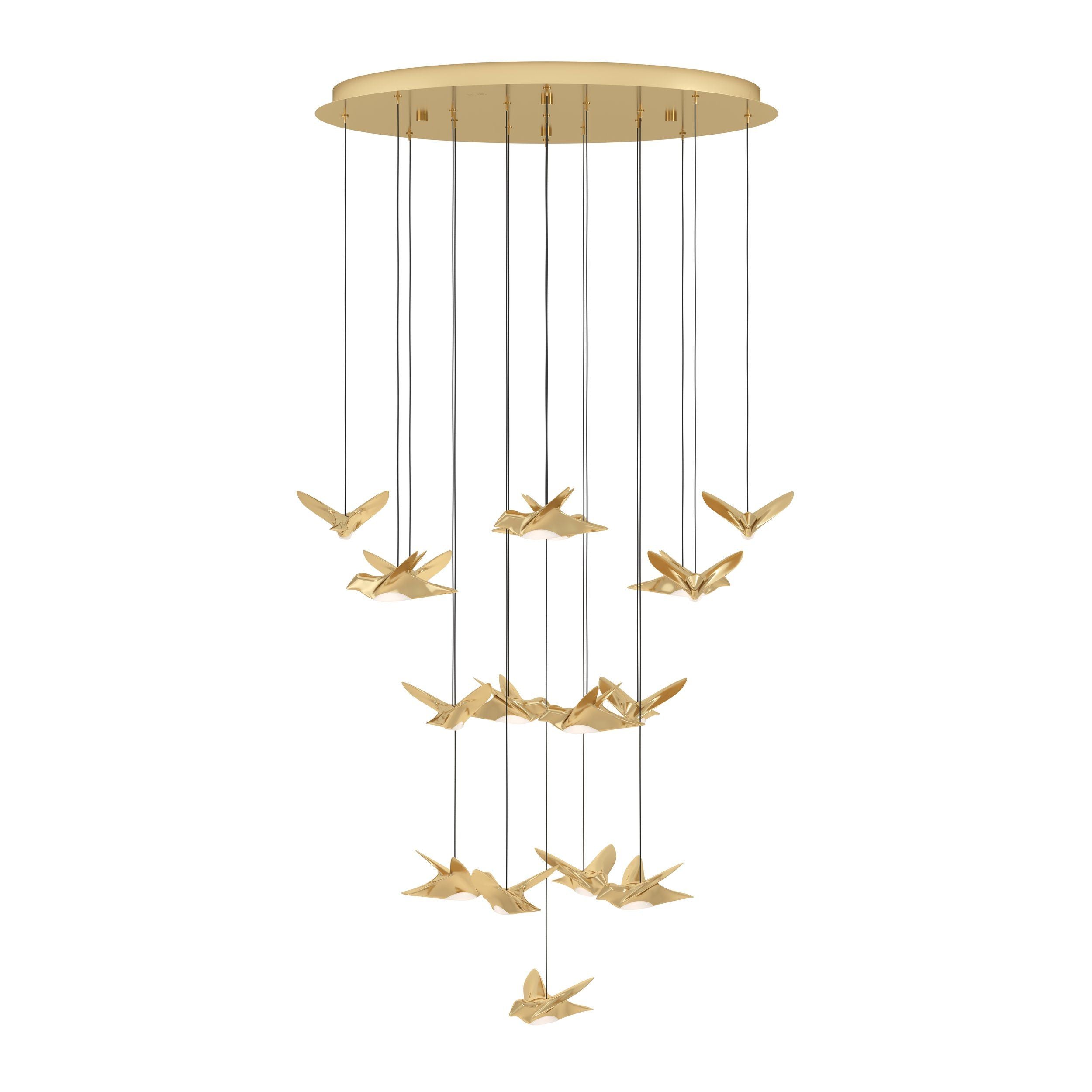 Paratebueno 780mm Pendant Light Brass - 390398