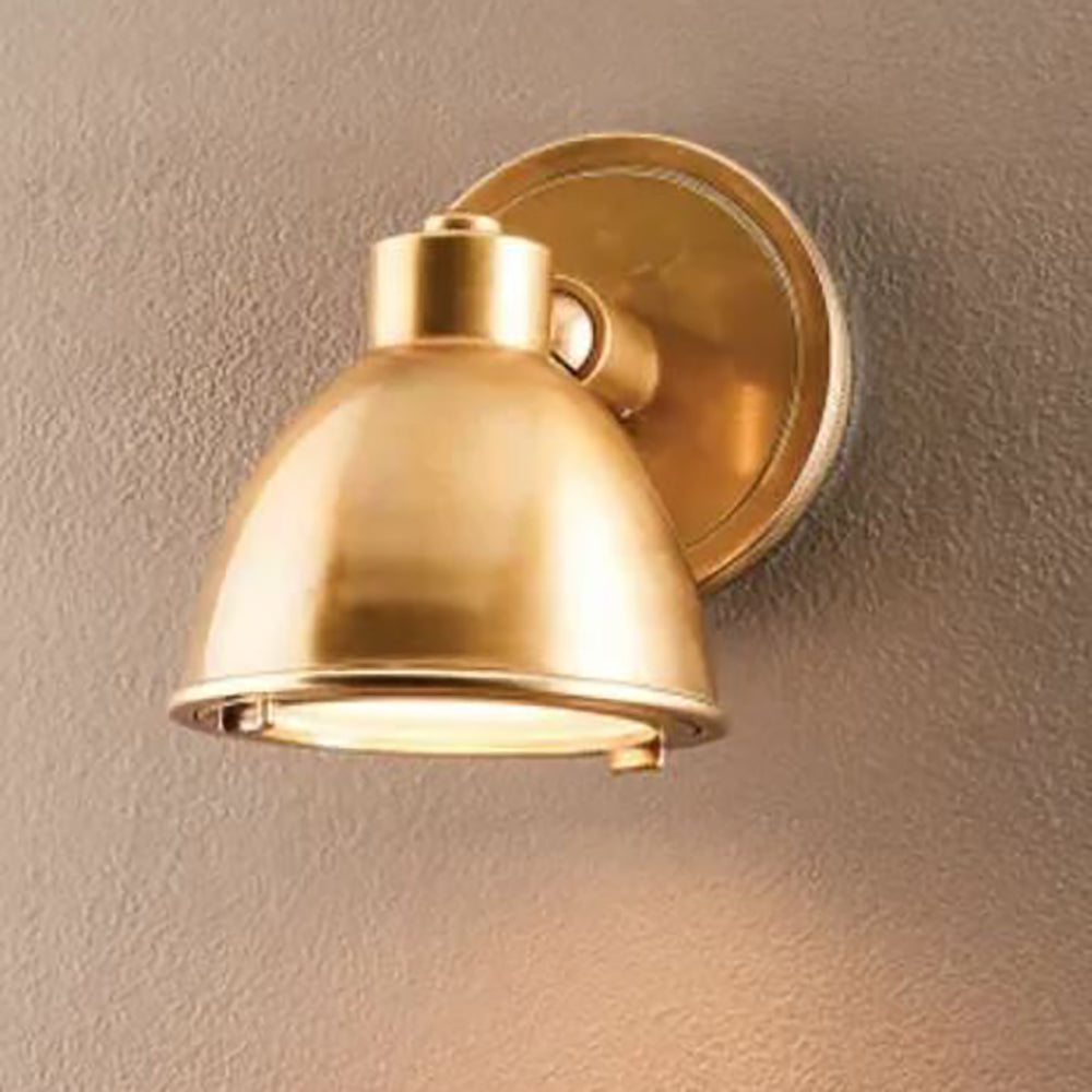 Buy Exterior Wall Lights Australia Panama Exterior Wall Light Brass - ELPIM31246AB