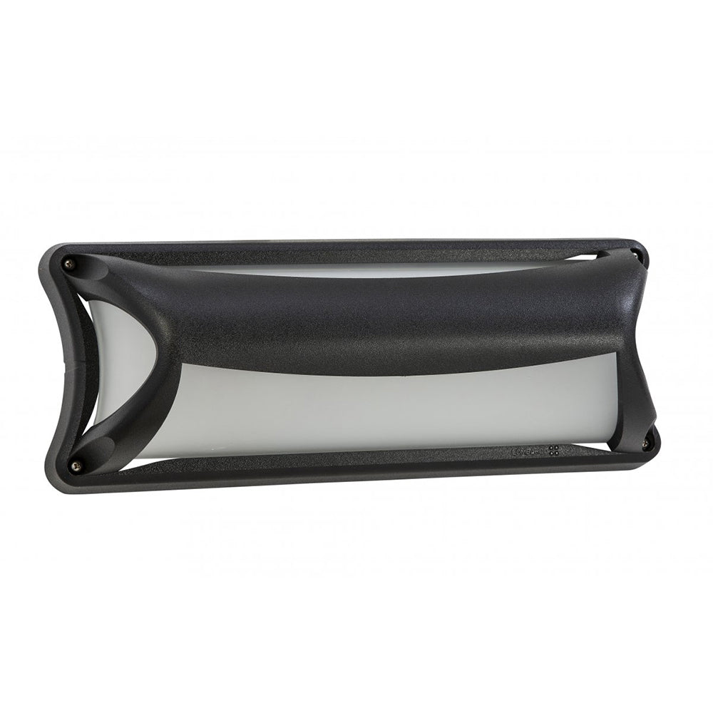 Buy Exterior Wall Lights Australia Fiorentino Lighting - EGO 1 Light Eyelid Wall Light Black