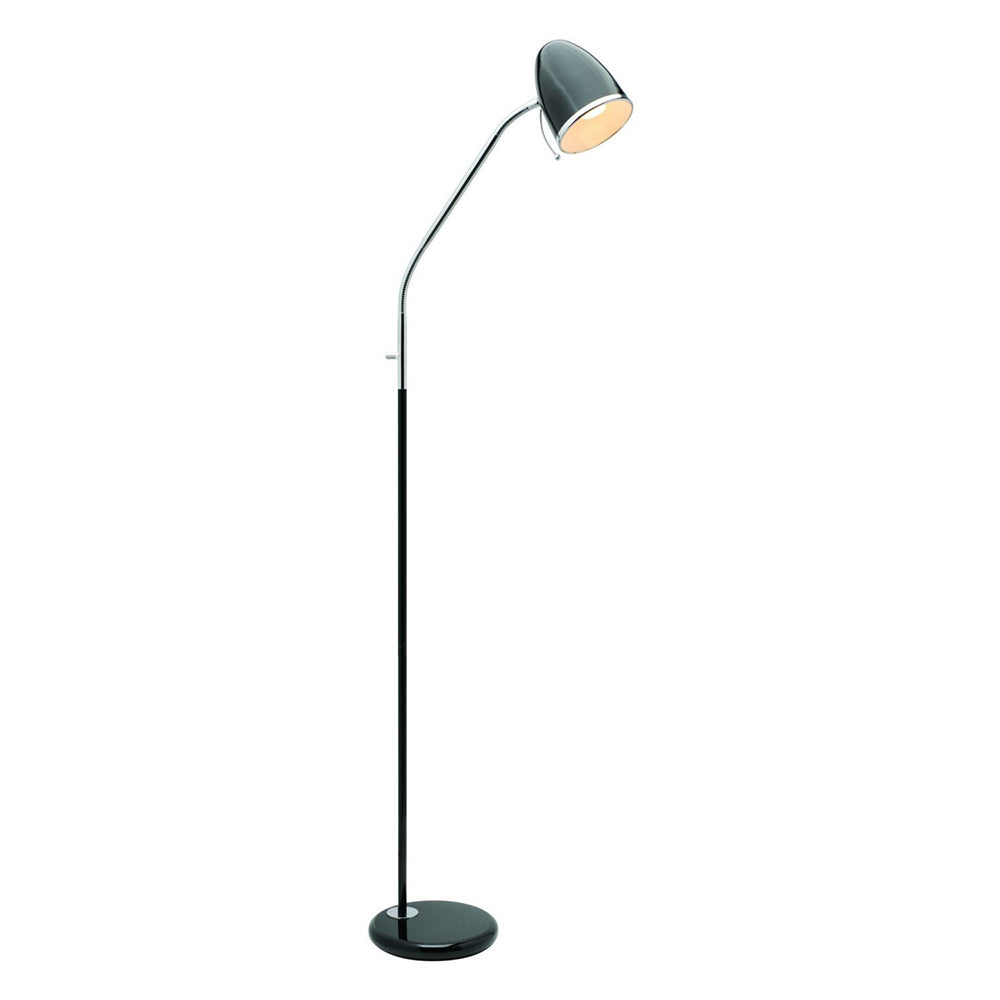 Sara 1 Light Floor Lamp Black - A13021BLK