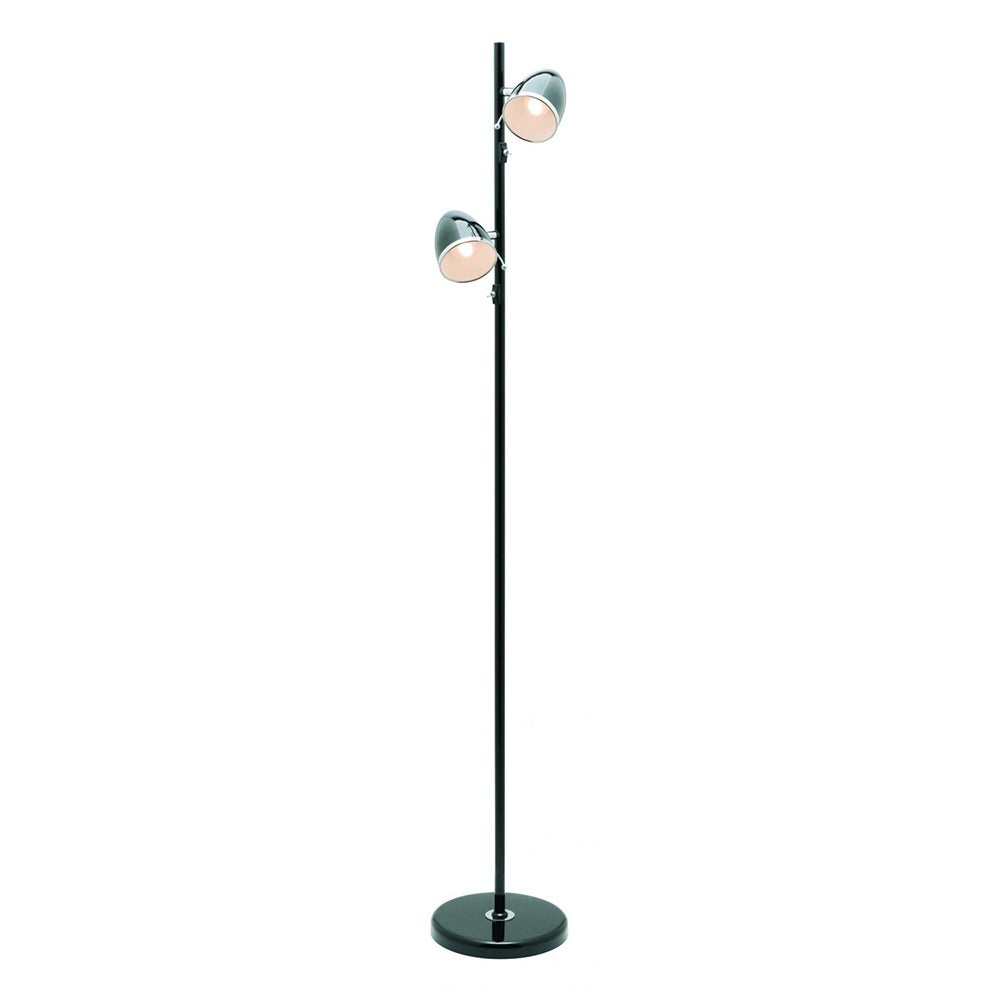 Sara 2 Light Floor Lamp Black - A13022BLK