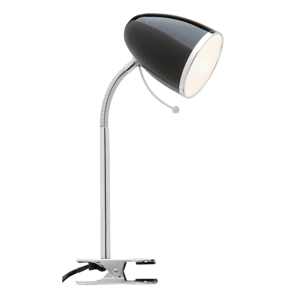 Sara Clamp Desk Lamp Grey Metal - A13041GRY