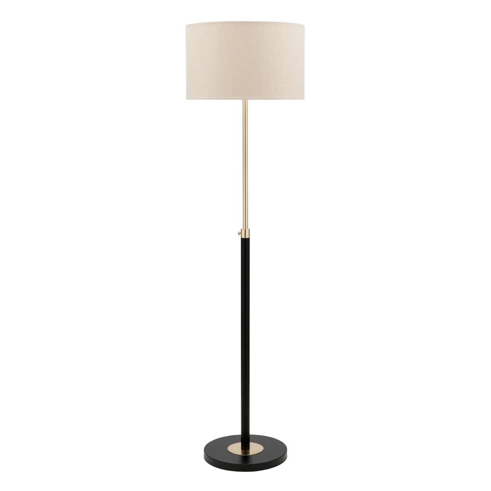 Iris Floor Lamp Black / Brass - A39221