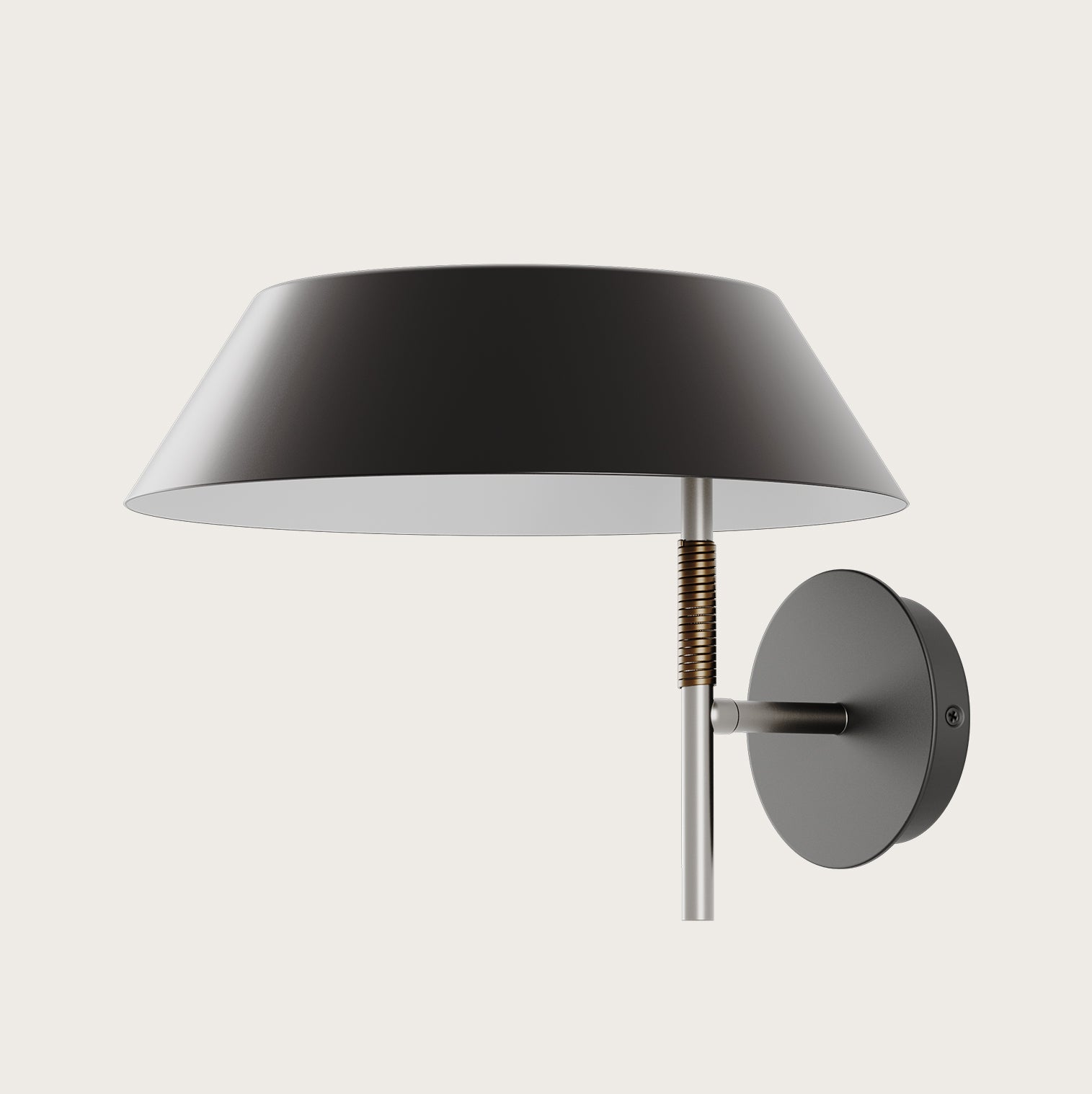Aider LED Wall Light 9W 2700K Matte Black or Satin Nickel