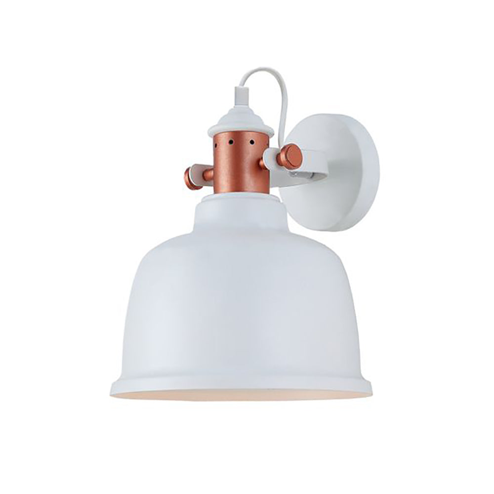 Buy Wall Sconce Australia Alta Adjustable Wall Light White With Copper Hightlights - ALTA1W
