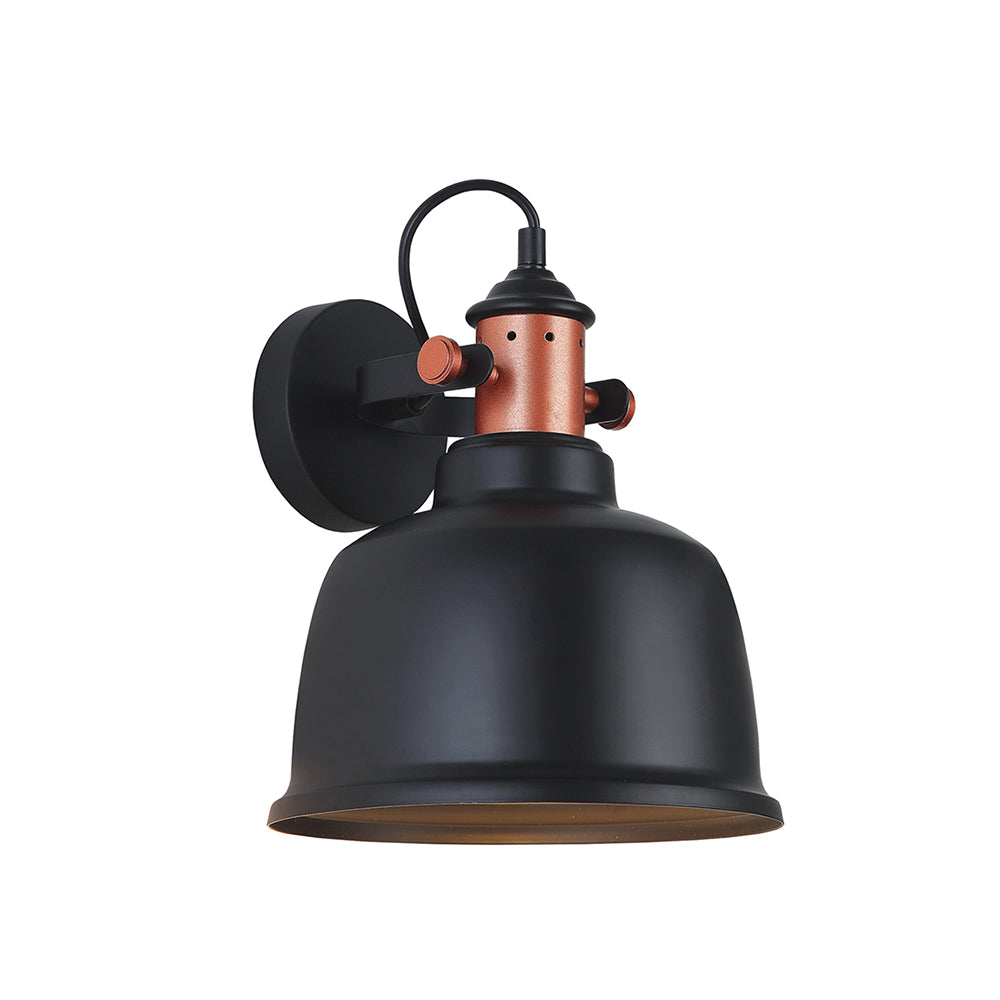 Alta Adjustable Wall Light Black With Copper Hightlights - ALTA2W