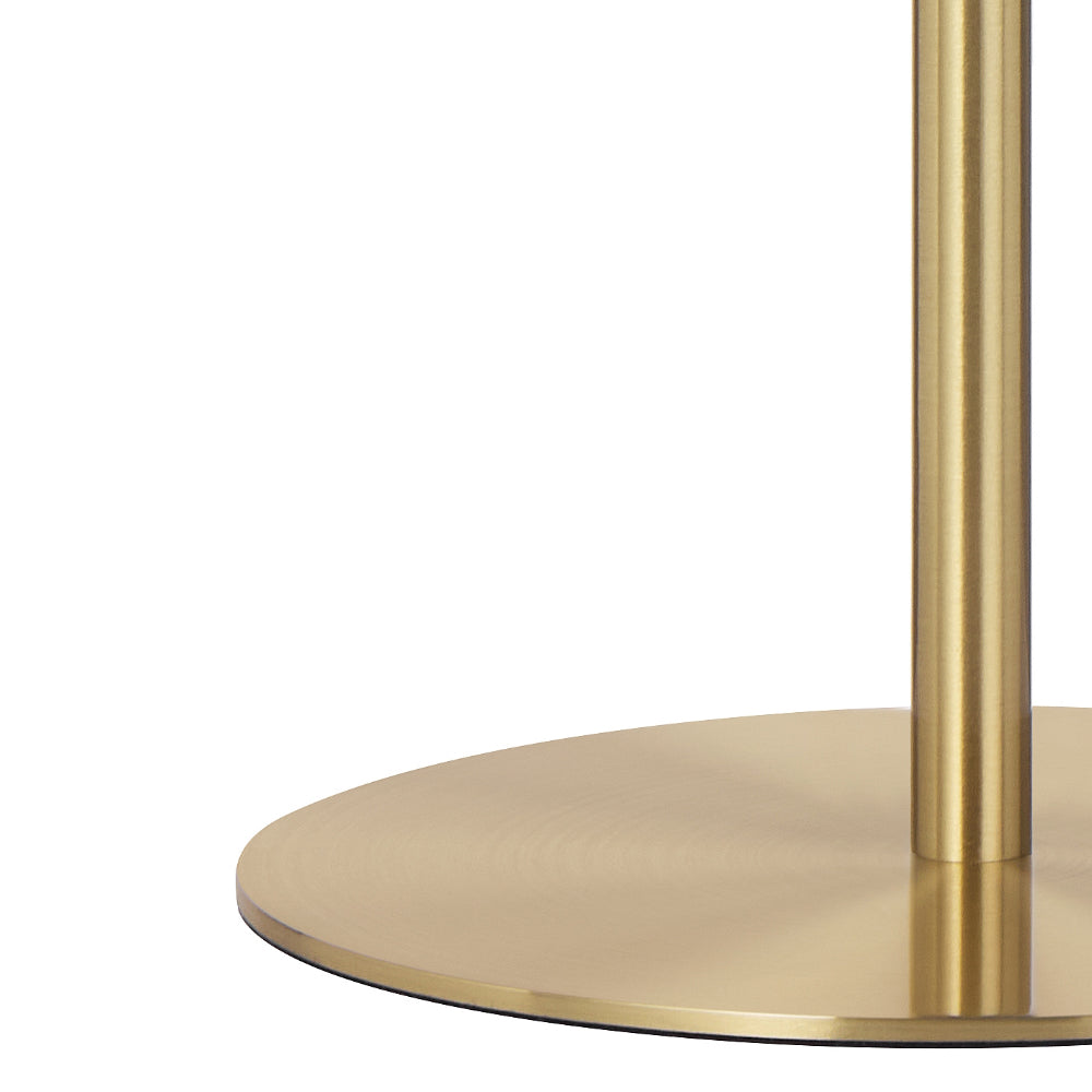 Amity LED Table Lamp 8W 3000K Brass & Amber - AMITY TL25-BRSAM