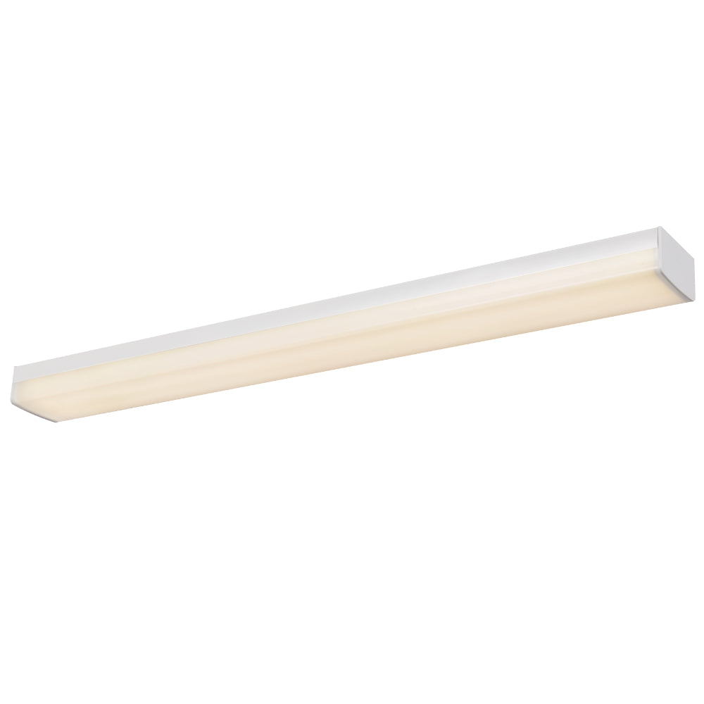 Anka 600mm  LED Batten Light 18W TRI Colour White - ANKA 0600-WH