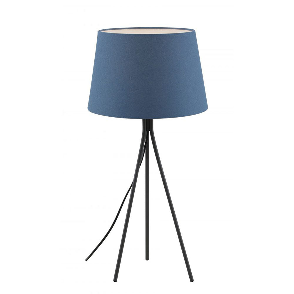 Anna 1 Light Table Lamp Blue & Black - ANNA TL-BLDGY