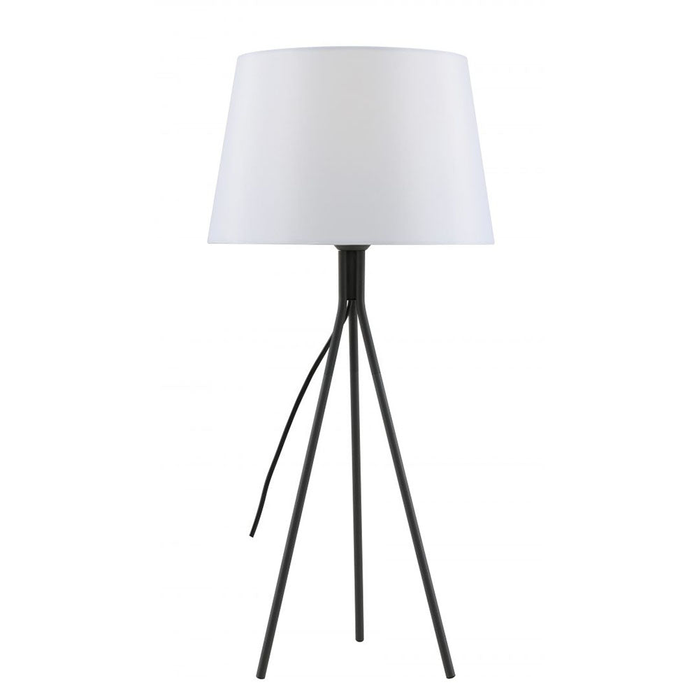 Buy Table Lamps Australia Anna 1 Light Table Lamp White & Black - ANNA TL-WHDGY