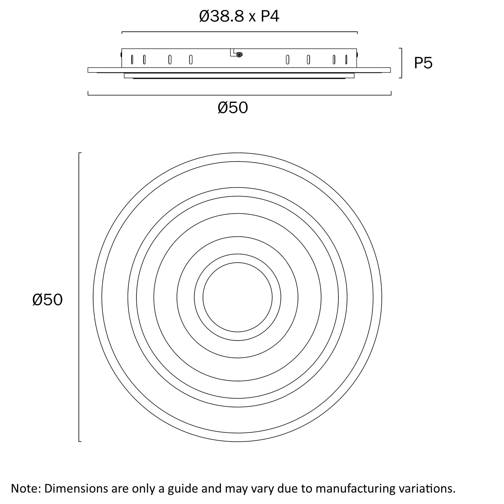 Arema LED Ceiling Light 240V 40W Tri Colour White - AREMA CTC-WH3C