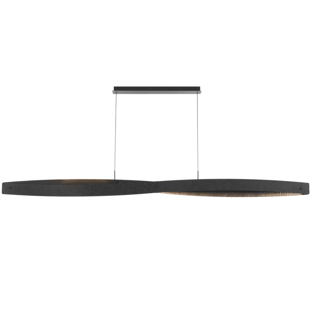 Arezzo 2400mm LED Pendant Light Black - AREZZO PE240-BK