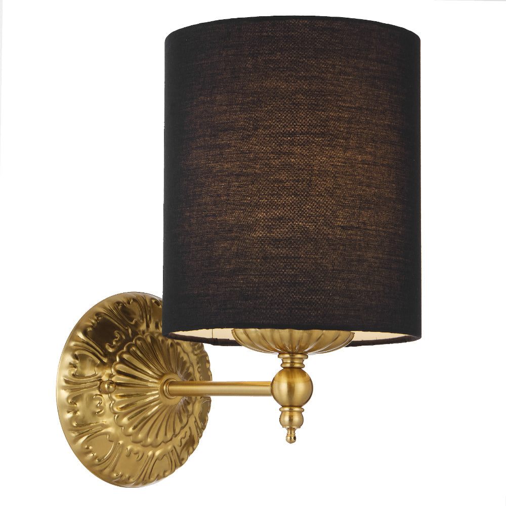 Argos Wall Light Antique Gold & Black - ARGOS WB-AGBK