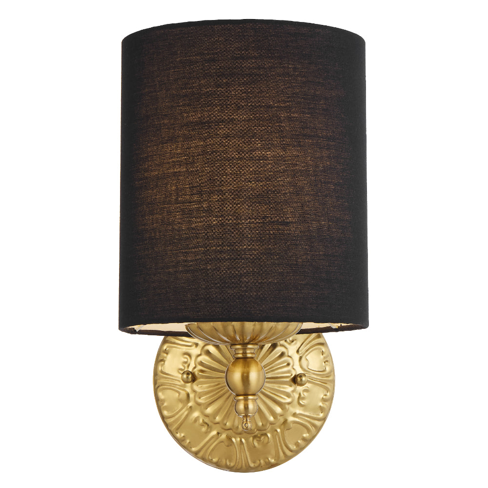 Argos Wall Light Antique Gold & Black - ARGOS WB-AGBK