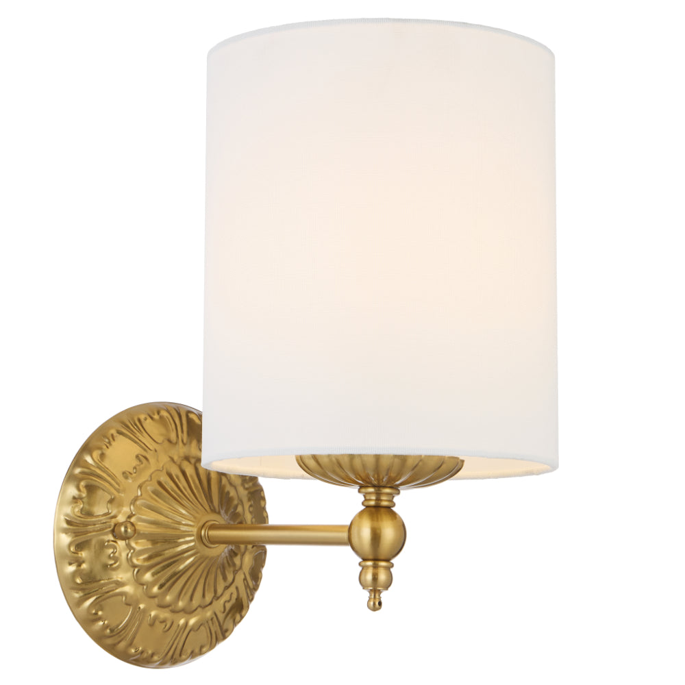 Argos Wall Light Antique Gold & Ivory - ARGOS WB-AGIV