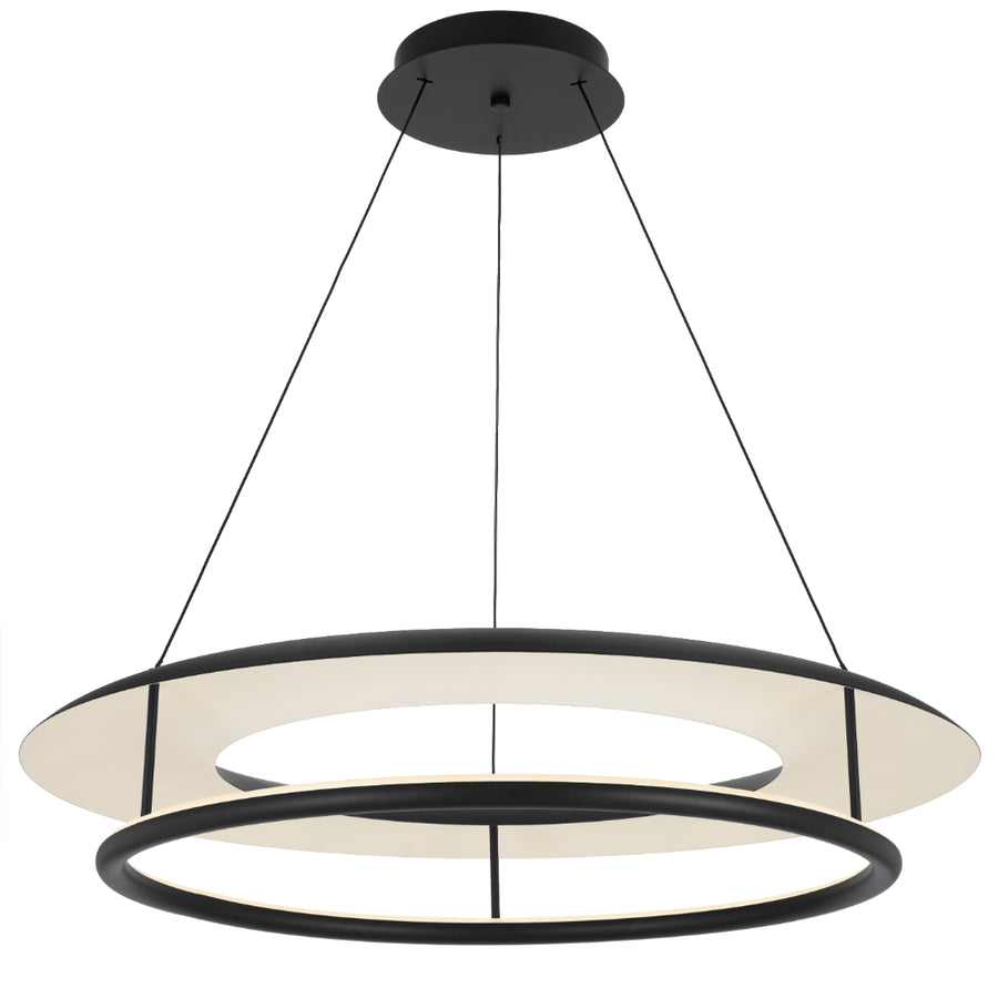 Ariva LED 800mm Pendant Light 34W Tri Colour Black - ARIVA PE80-BK