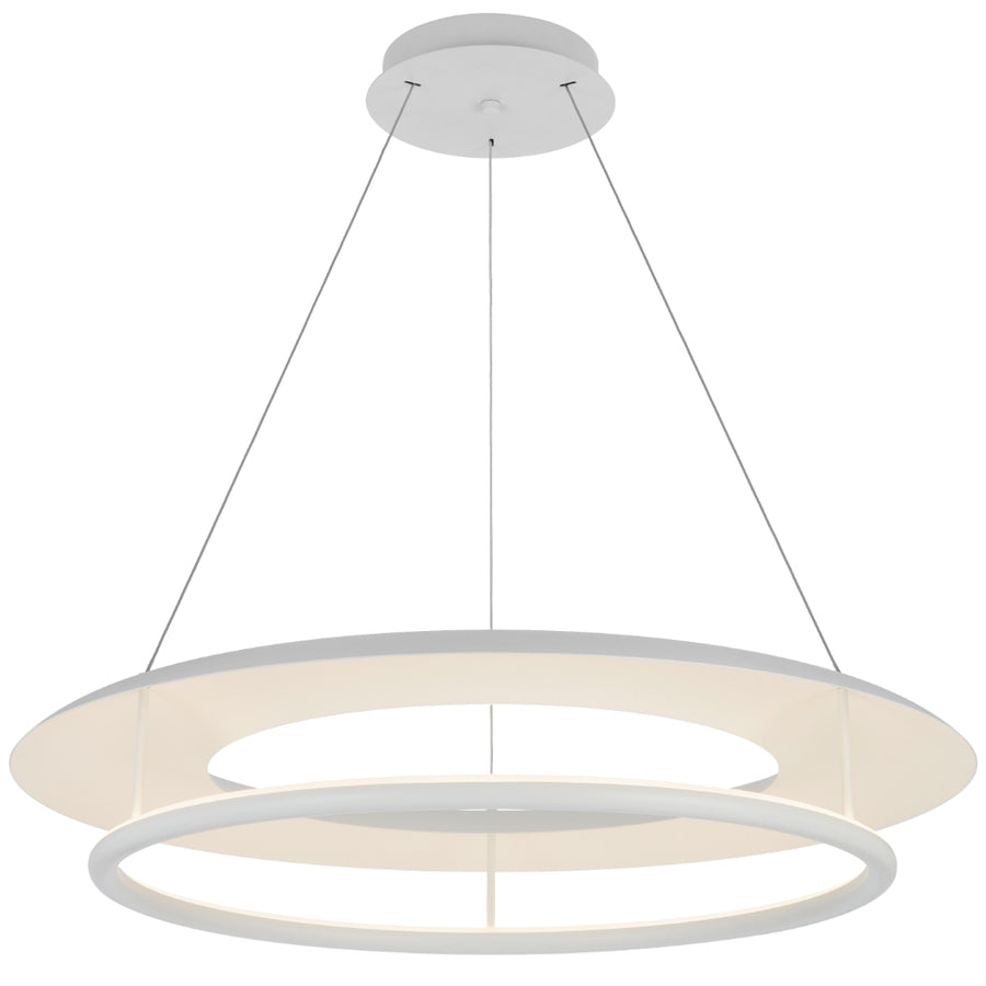 Ariva LED 800mm Pendant Light 34W Tri Colour White - ARIVA PE80-WH