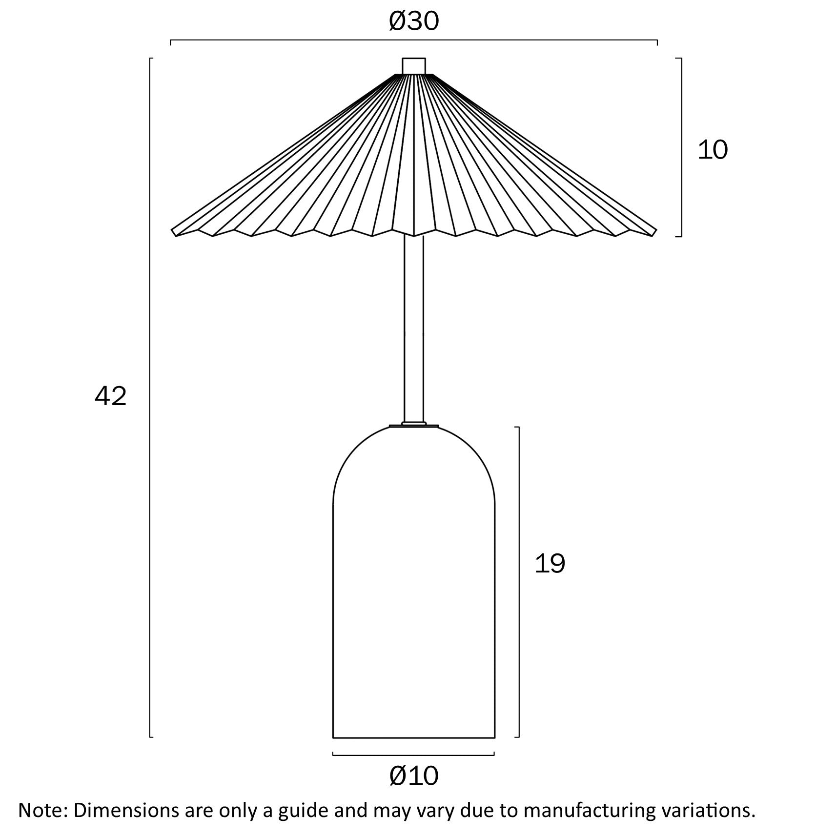 Arvane LED Table Lamp 8W 3000K Beige - ARVANE TL-BE