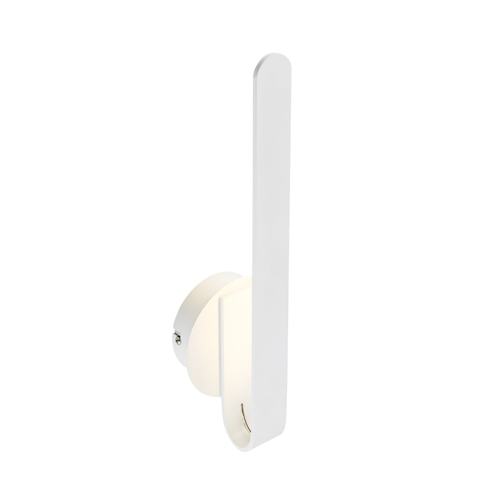 Atala Small LED Wall Light 12W 3000k White - ATALA WB40-WH