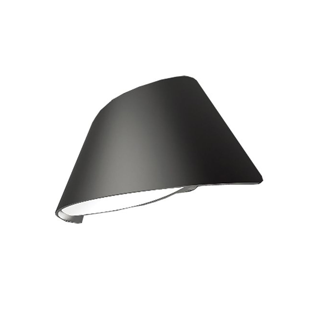 Aten Exterior LED Curved Up/Down Wall Light 9W Black - ATEN1