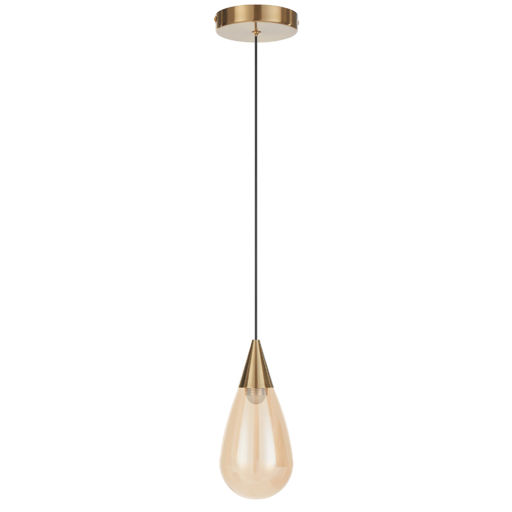 Atico LED Pendant 4W 3000K Antique Gold & Champagne - ATICO PE1-AGCHM