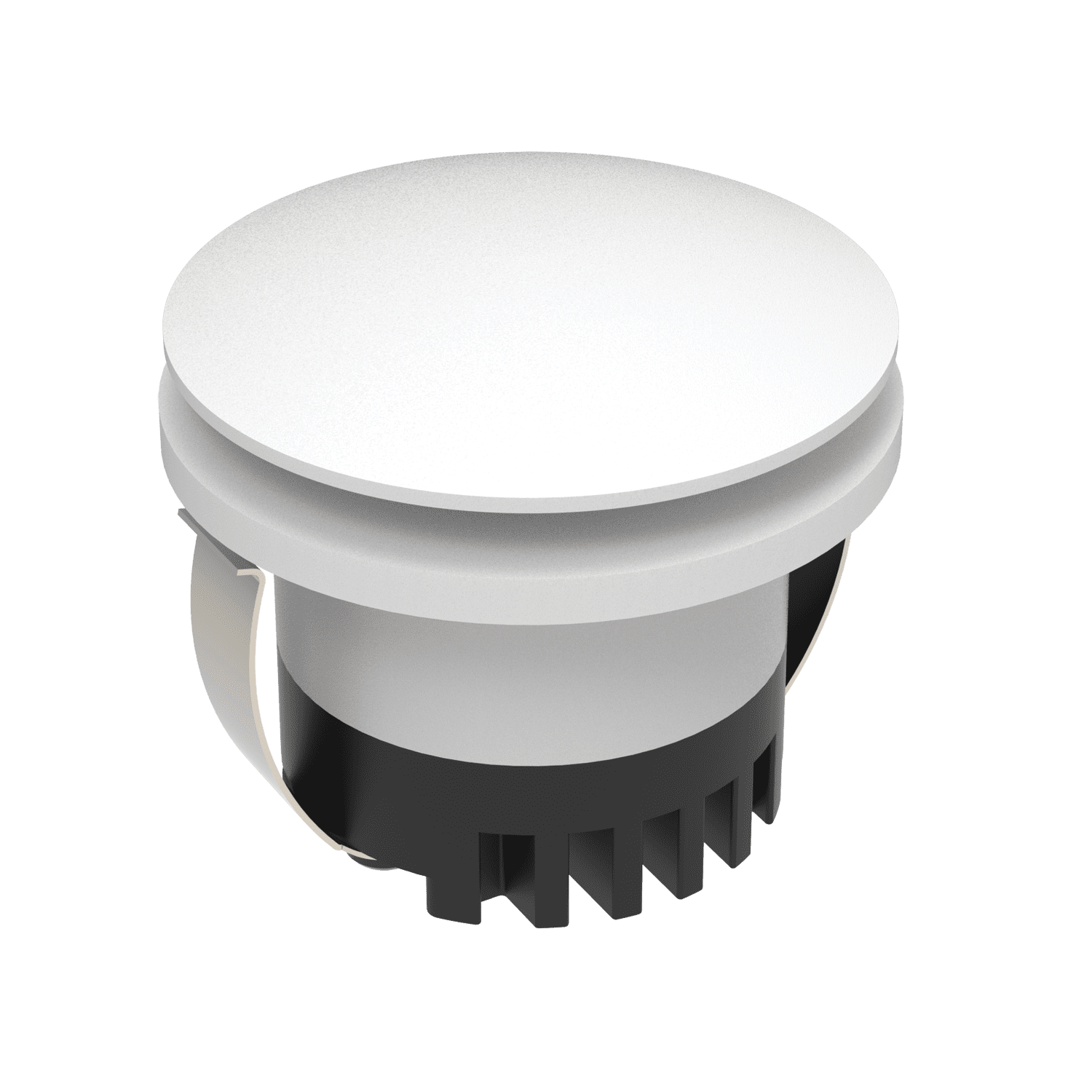 Aura Round LED Step Light Halo 240V 3W Tri Colour White - 23733