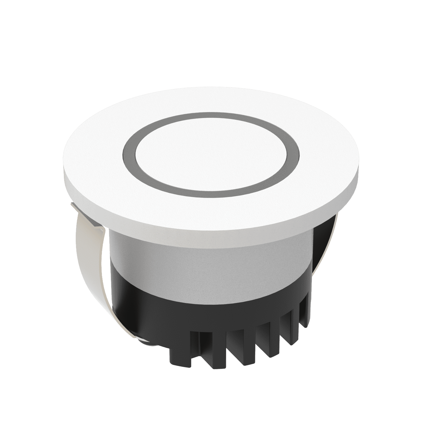 Aura Round LED Step Light Round Ring 24V 3W Tri Colour White - 23700