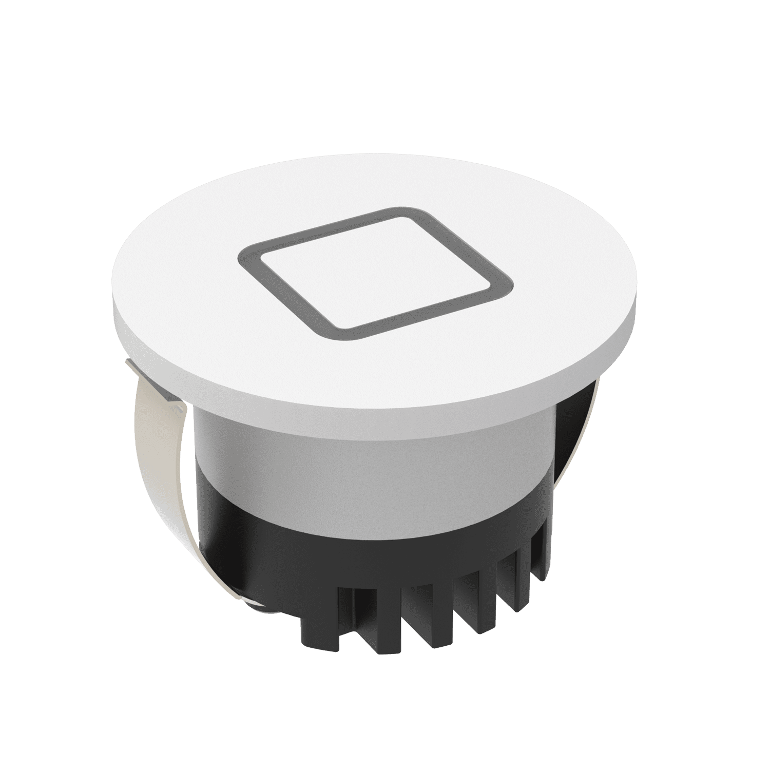 Aura Round LED Step Light Square Ring 240V 3W Tri Colour White - 23729