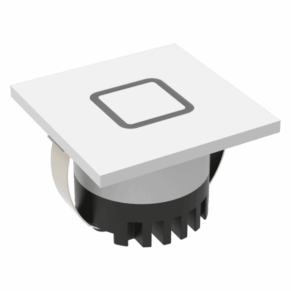 Aura Square LED Step Light Square Ring 240V 3W Tri Colour White - 23743