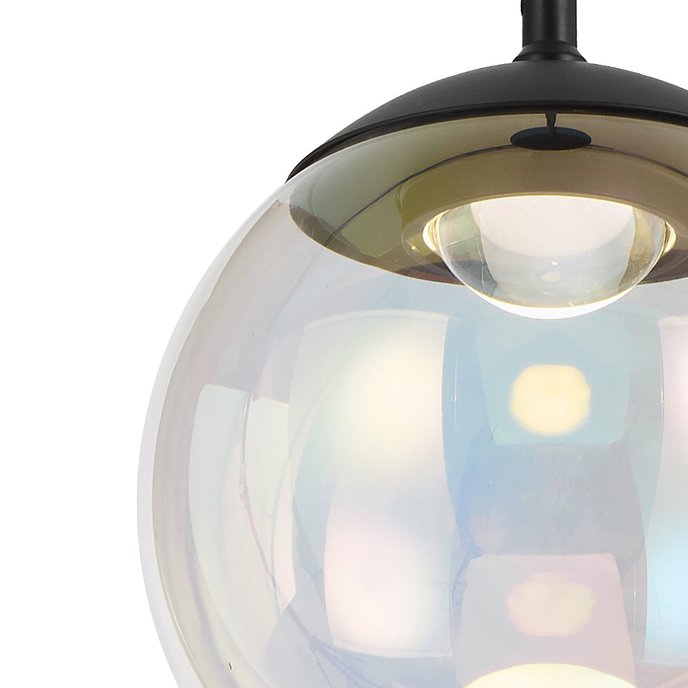 Aurora 400mm LED Pendant 15W 3000K Black - AURORA PE40-RBW