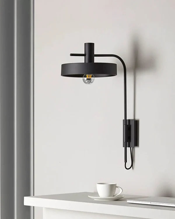 Aloa Wall Light Matte Black - ARO.A1227