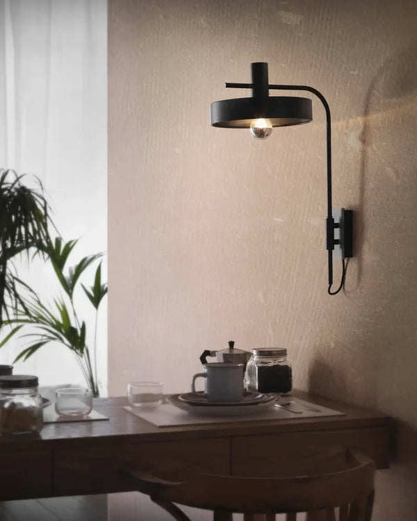 Aloa Wall Light Matte Black - ARO.A1227
