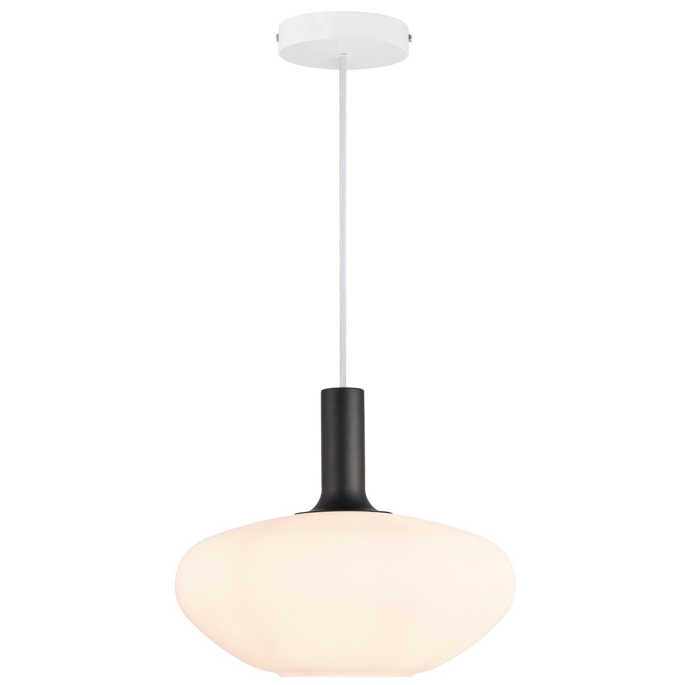 Alton Pendant Light W350mm Opal White Glass - 48973001