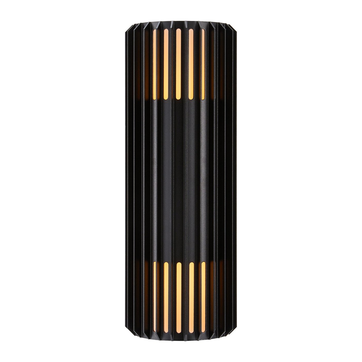 Aludra Aluminium Up & Down Seaside Wall Light Black - 2418121203